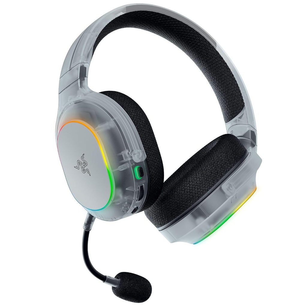 Razer Barracuda X Chroma Wireless Gaming Headset: 2.4GHz Wireless & Bluetooth - Lightweight - RGB - 40mm Drivers - Cardioid Mic - 70 Hr Battery - For PC, Mac, PS5, Switch 2, Smartphone - Phantom White