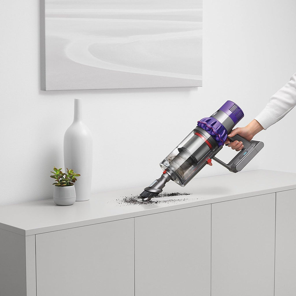 Dyson Cyclone V10 Animal Cordless Vacuum Cleaner + Manufacturer's Warranty + Quick Release Extension Hose + Stubborn Dirt Brush + Mattress Tool Bundle (Manufacture Renewed)