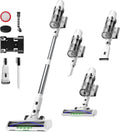 ElecKeys Cordless Vacuum Cleaner, 580W 48KPA 65Mins Vacuum Cleaners for Home, Self-Standing Anti-Tangle Vacuum with LED Display, Rechargeable, Lightweight, Cordless Vacuum for Floors/Pet Hair/Carpets