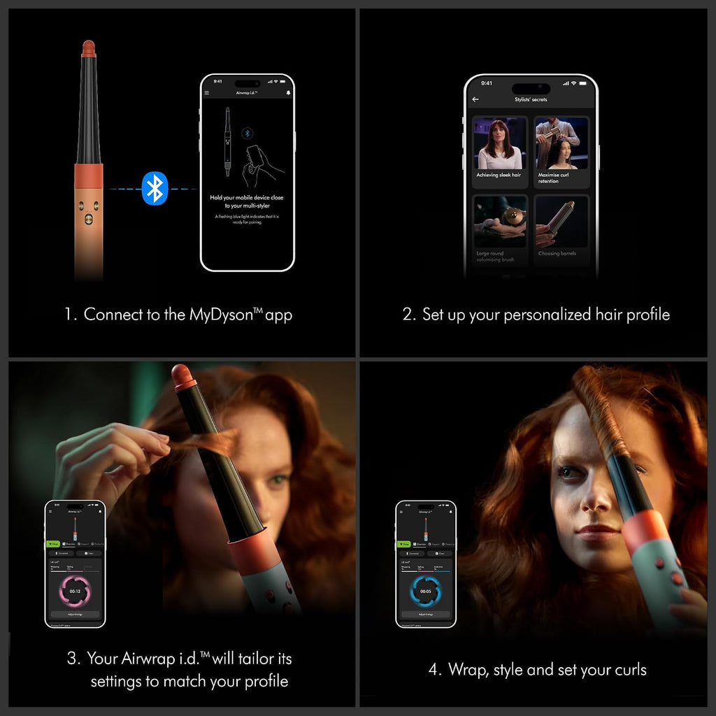 Dyson Airwrap i.d.™ Multi-Styler, Allure Winner, Bluetooth Connected, No Heat Damage, 6-in-1 Versatility, Intelligent Hair Styler