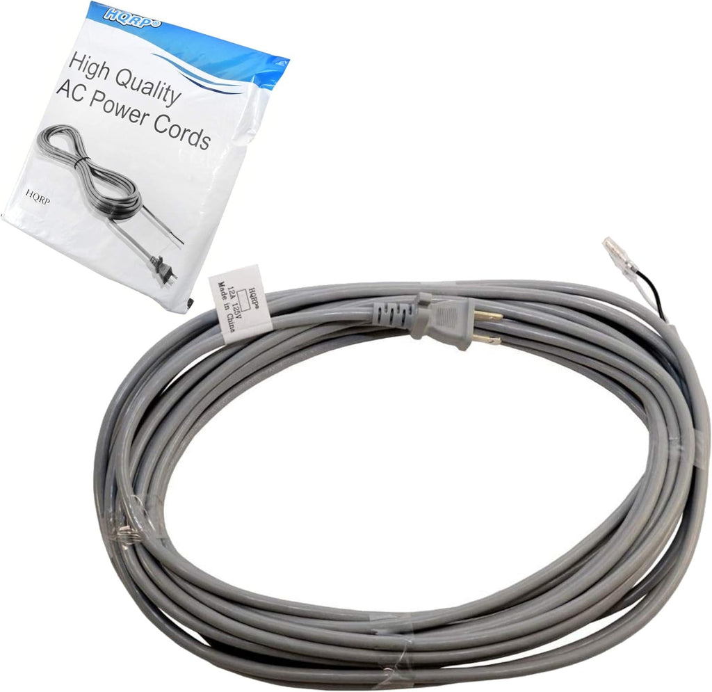 HQRP 20-Pack AC Power Cord Compatible with Dyson DC33 DC41 DC65 Upright Vacuum Cleaner DC-65 Mains Cable DC 65 Animal, DC65 Multi Floor 920912-01 920165-03 DC-33 DC-41