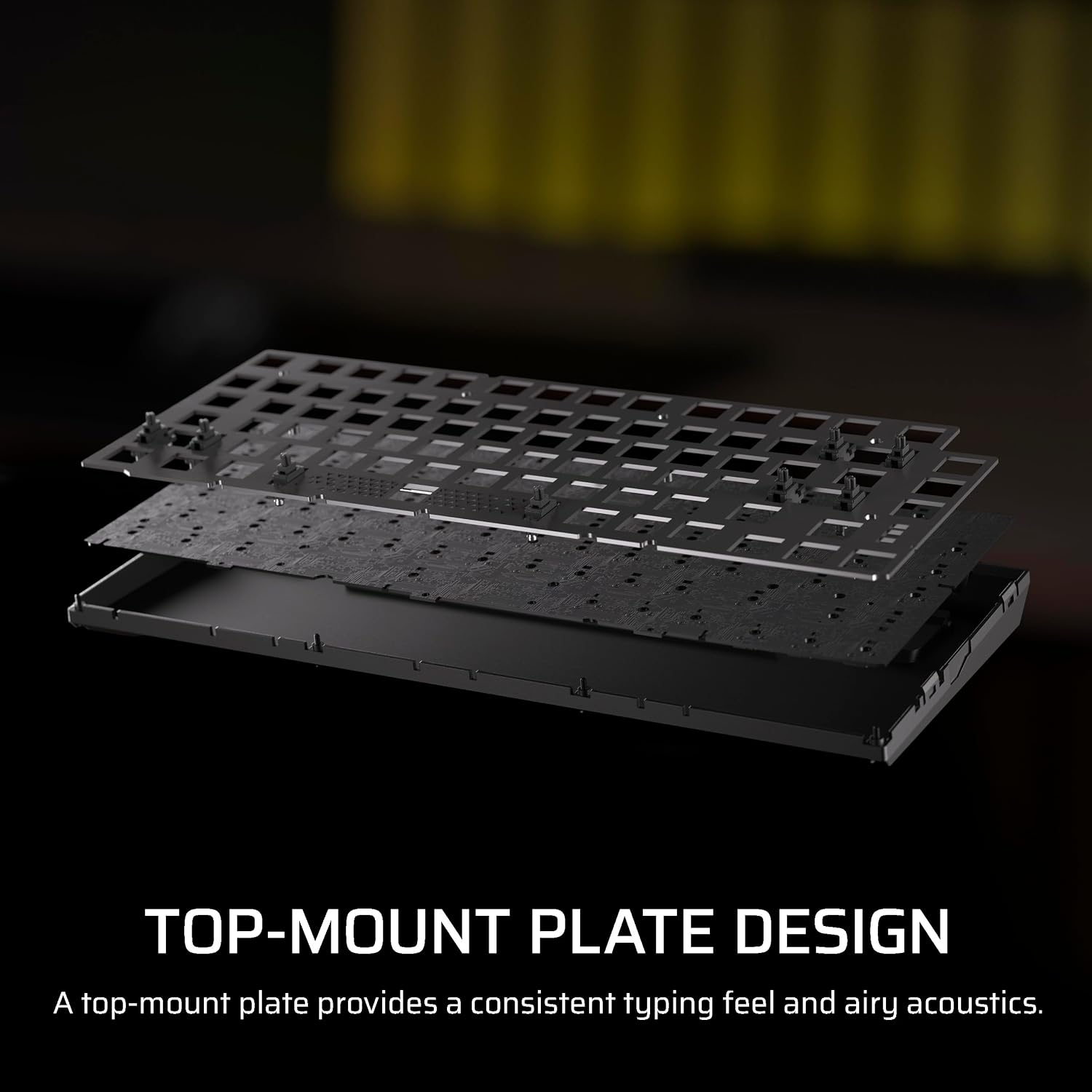 Corsair K65 Plus Wireless 75% RGB Hot-Swappable Mechanical Gaming Keyboard – Pre-Lubricated MLX Fusion Tactile Switches – Dual-Layer Sound Dampening – PBT Keycaps – QWERTY NA – Black