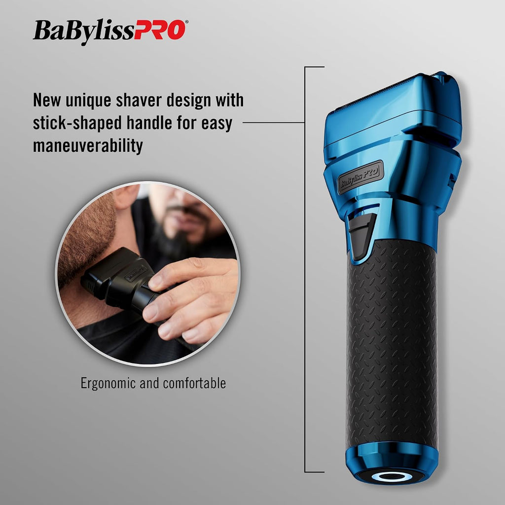 BaBylissPRO FXONE Double Foil Stick Shavers with interchangeable battery