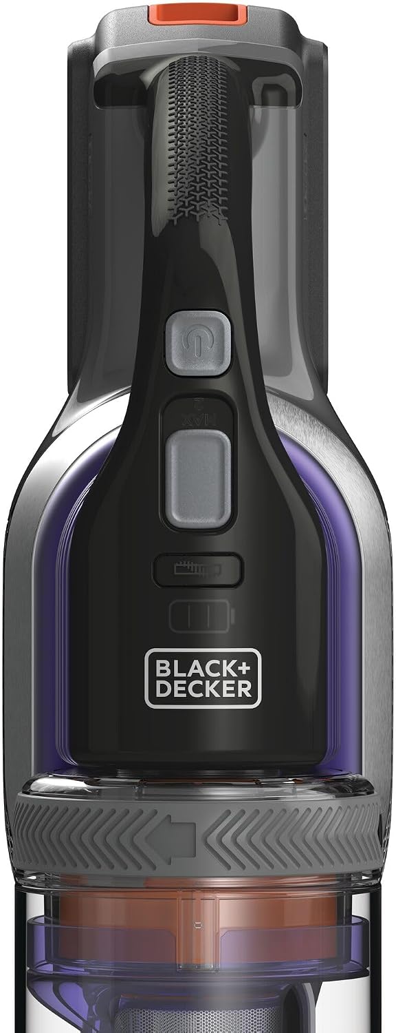 BLACK+DECKER Pet Hair Vacuum, Cordless Vacuum Cleaner Pet Hair, Up to 55 Minutes of Runtime, Interchangeable Floorhead, Maximum Suction, Multi-Surface, Light Weight, Powerseries Extreme (BSV2020P)