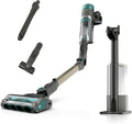 Shark Cordless Vacuum Cleaner with HEPA Filter, PowerDetect Clean & Empty, Powerful Suction, Auto-Empty System, Pet Hair Pickup, Carpets & Hardfloor, Green/Gold (Renewed)