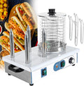 Hot Dog Maker Sausage Grill Stove | Commercial Electric Hot Dog Steamer | Electric Contact Grills | Professional Food Steamer For Restaurants/Home (With 2 Grill Tongs),4 Stick