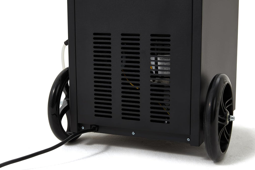105-Pint Commercial Dehumidifier for Basements & Industrial Spaces – Built-In Pump, Drain Hose, Continuous Operation, 2-Speed Fan, 8000 Sq Ft Coverage, ETL Certified