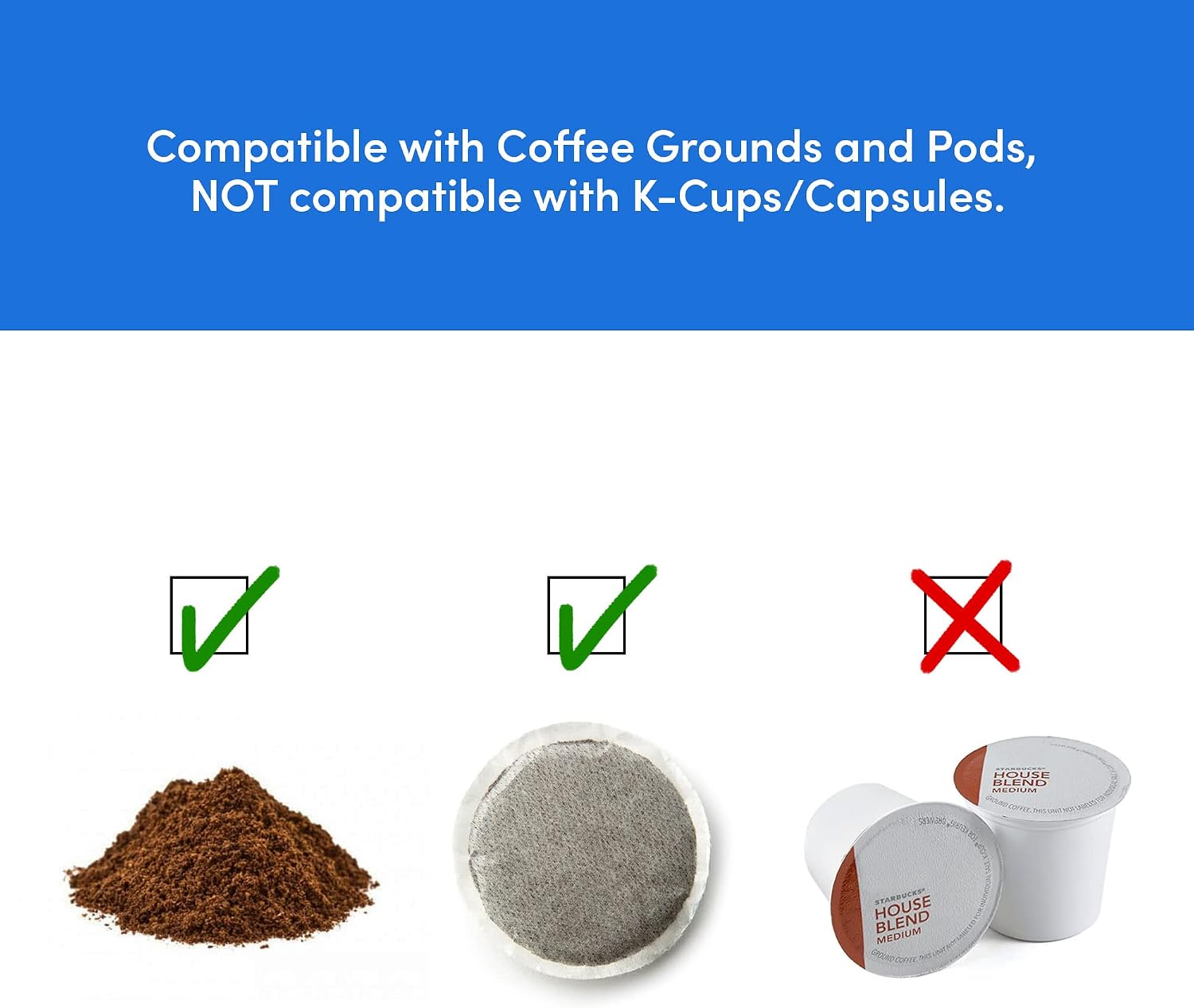 Elite Gourmet EHC111A Personal Single-Serve Compact Coffee Maker Brewer Includes 14Oz. Stainless Steel Interior Thermal Travel Mug,Compatible with Coffee Grounds,Reusable Filter,Black,(Pack of 6)