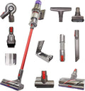 Dyson V11 Animal+ Cordless Red Wand Stick Vacuum Cleaner with 10 Tools Including High Torque Cleaner Head | Rechargeable, Cord-Free, Lightweight, Powerful Suction | Limited Red Edition