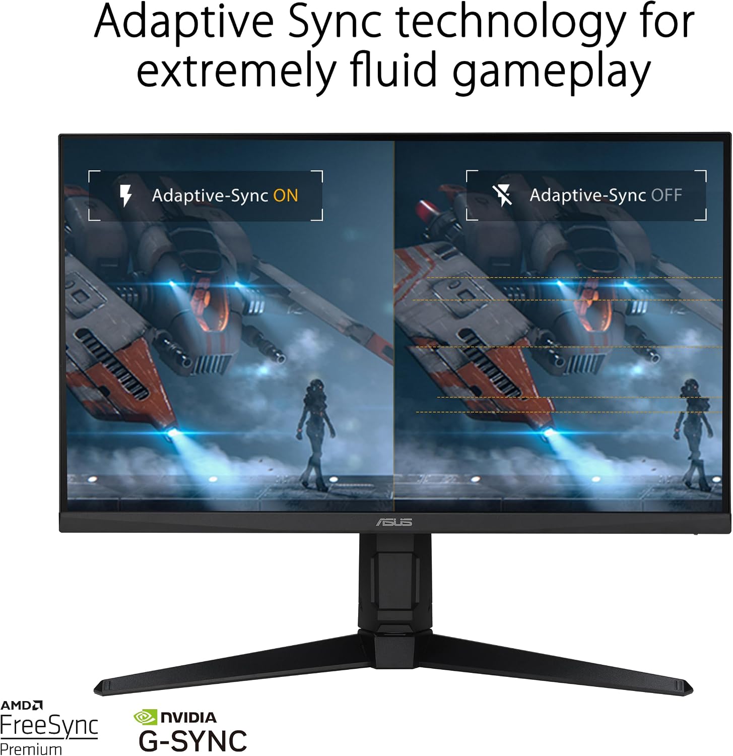 ASUS TUF Gaming 27' 1440P Monitor (VG27AQL3A) - QHD (2560 x 1440), 180Hz, 1ms, Fast IPS, Extreme Low Motion Blur SYNC, G-SYNC Compatible, Freesync Premium, 130% sRGB, DisplayHDR 400, 3 Year Warranty