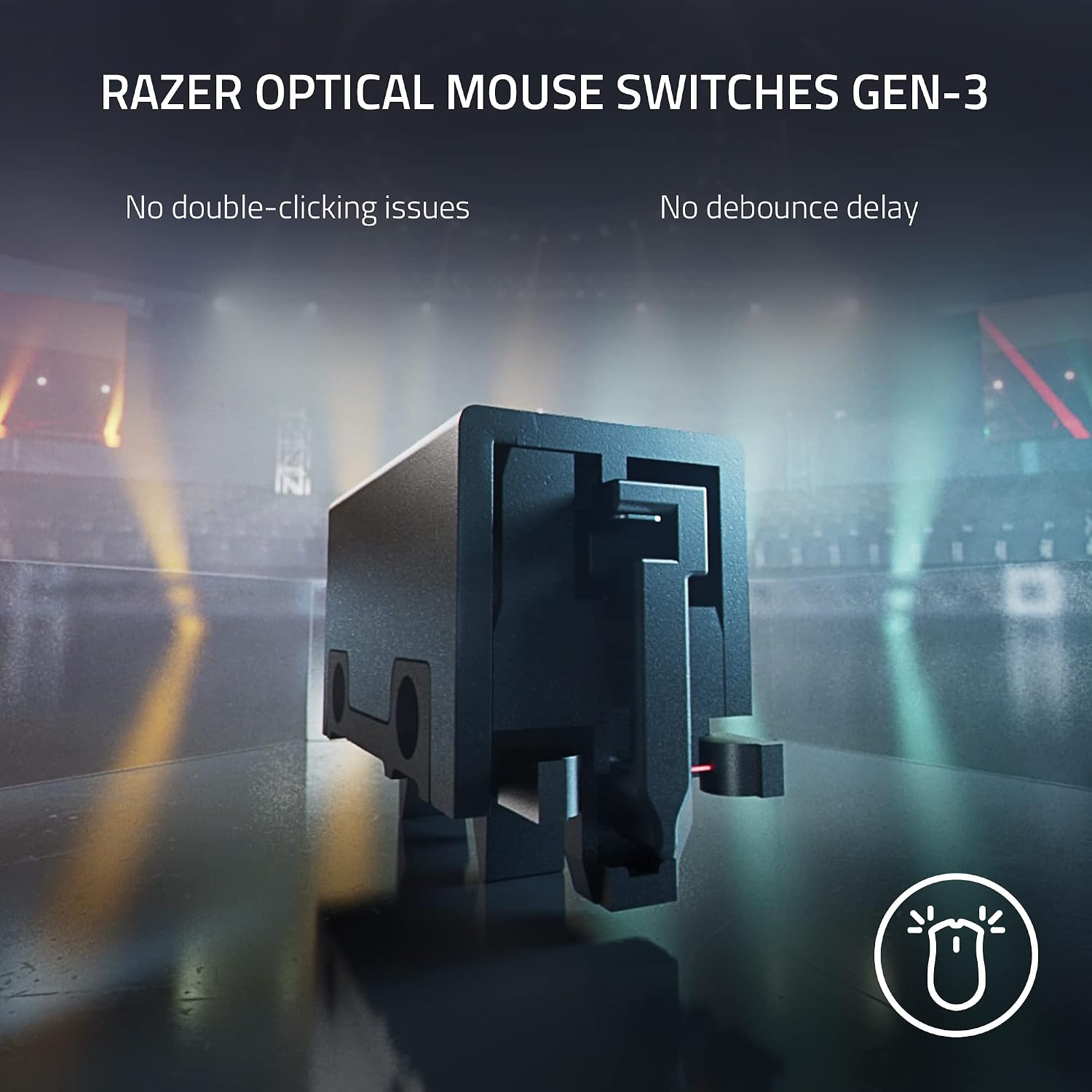 Razer DeathAdder V3 Pro - Black Ultra-lightweight Wireless Ergonomic Esports Mouse - Optical - Cable/Wireless - Radio Frequency - 2.40 GHz - Rechargeable - Black - USB - 30000 dpi - Scroll Wheel - 5 B