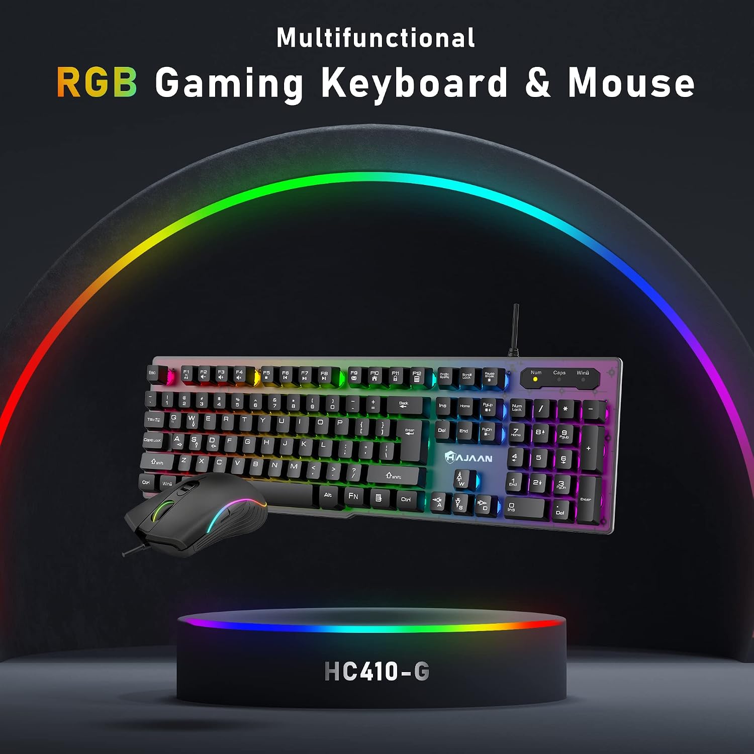HP ProDesk Desktop RGB Lights Computer Intel Core i5 6500 3.2 GHz 8GB RAM 256GB SSD Gaming PC Keyboard & Mouse, Windows 11 Pro (Renewed)