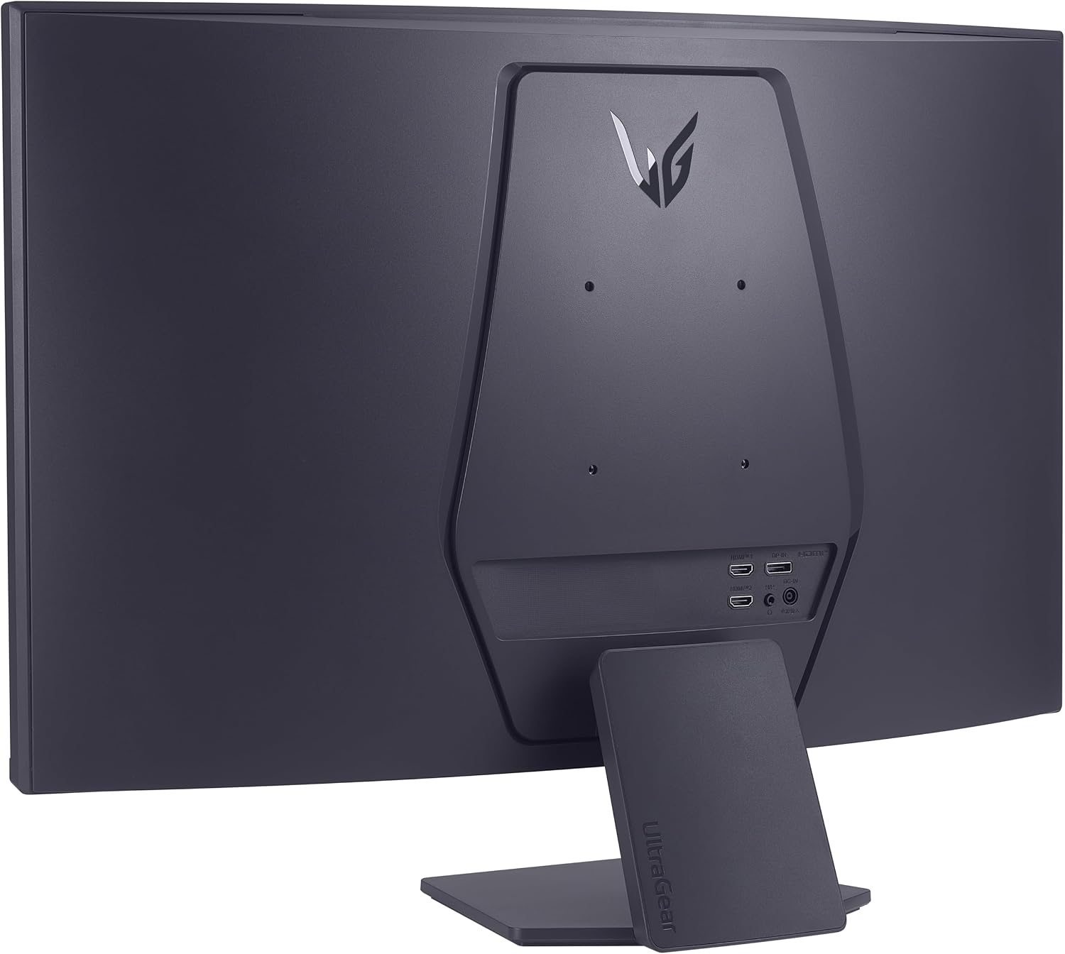 LG 32GS60QC-B Ultragear 32-inch Curved Gaming Monitor QHD (2560x1440) 180Hz 1ms 1000R AMD FreeSync HDR10 HDMIx2 DisplayPort Borderless Design Black Stabilizer DAS Crosshair FPS Counter - Black