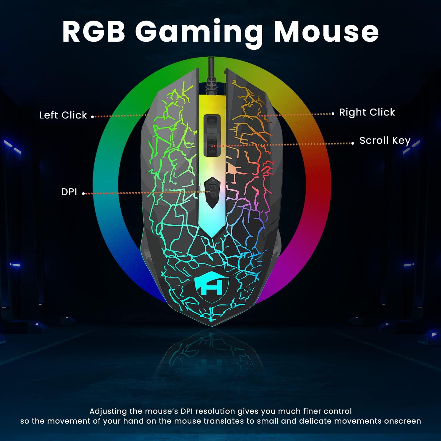 Dell Gaming OptiPlex Desktop RGB Computer PC, Intel Core i7, GeForce GT 1030 2GB GDDR5, 16GB RAM, 512GB SSD, 24 Inch HDMI Monitor, Keyboard Mouse and Headset, WiFi, Windows 11 Pro (Renewed)