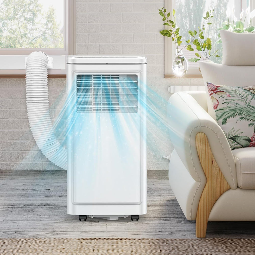 Antarctic Star Portable Air Conditioners 8,000 BTU, 3-in-1 Portable AC Unit for Rooms up to 350 Sq.Ft, Mini Air Conditioner for Bedroom with Cooling, Dehumidifier & Fan Mode, 24H Timer, Sleep Mode