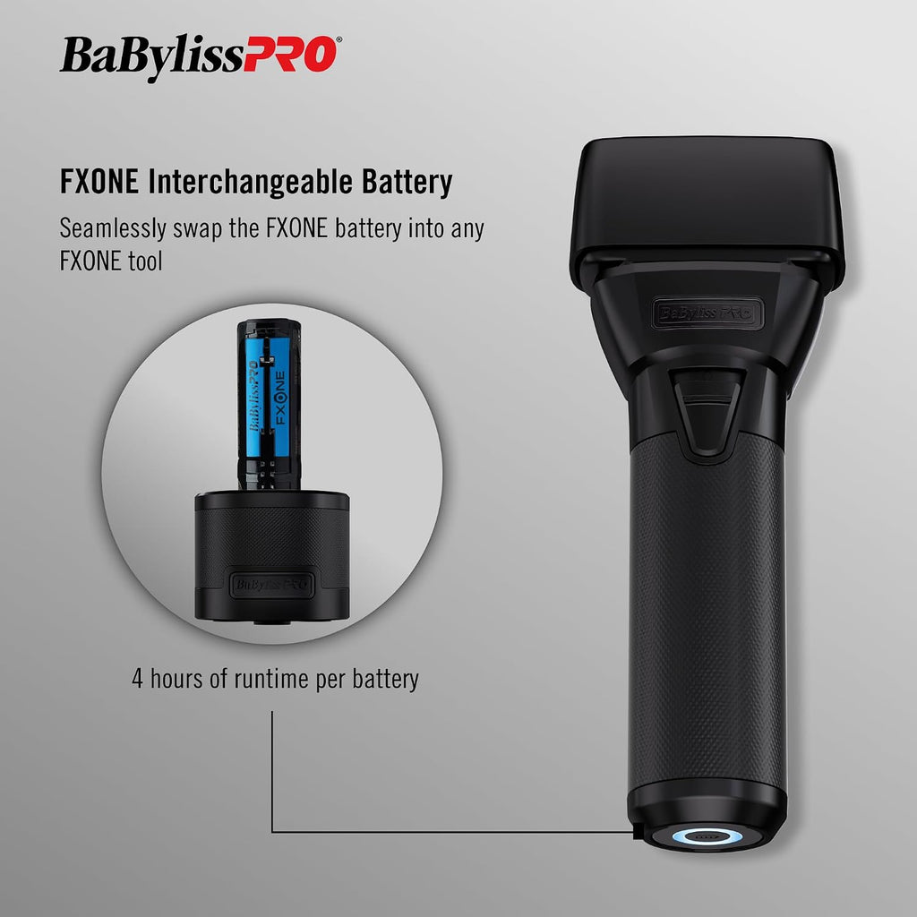 BaBylissPRO FXONE Double Foil Stick Shavers with interchangeable battery