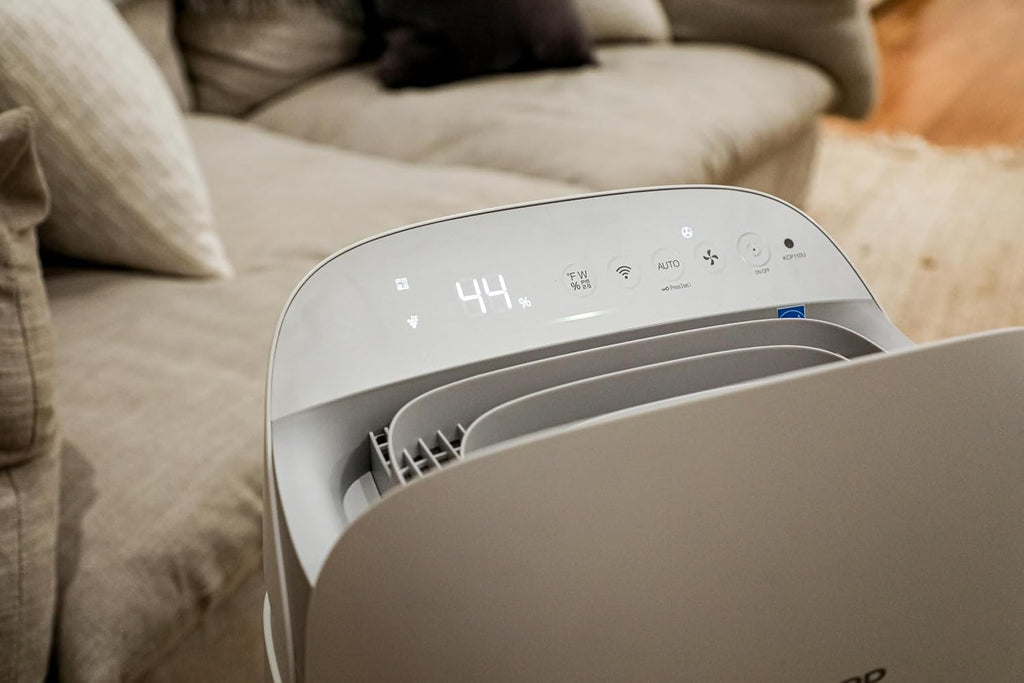 SHARP Smart Air Purifier with Humidifier Combo – Covers up to 2,603 sqft in one hour, Compatible w/Alexa & Google Asst. True HEPA Filter, for XL Rooms, Living Room, Dining Room - KCP110UW