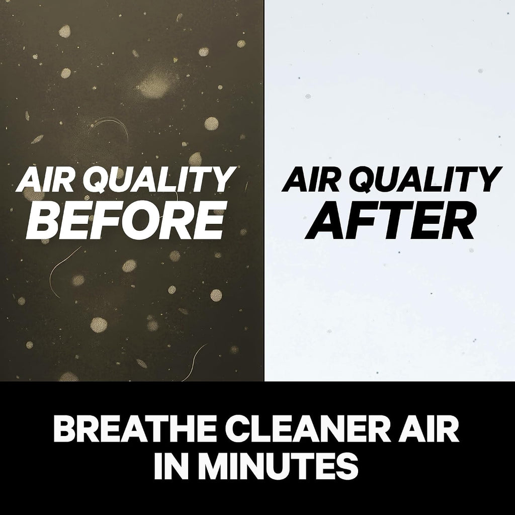 PuroAir 130i HEPA Air Purifiers for Home Pets - Covers Up To 600 Sq Ft - Filters Up To 99.9% of Pollutants, Smoke, Pollen, Dust - Quiet HEPA Air Filter - Air Purifiers for Bedroom (2 Pack)