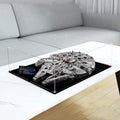 Acrylic Display Case Compatible to Lego #75192 Ultimate Millennium Falcon (33.4*25.5*9.8in), Display Cases for Collectibles, Sturdy Protection for Your Collectible,Black Base