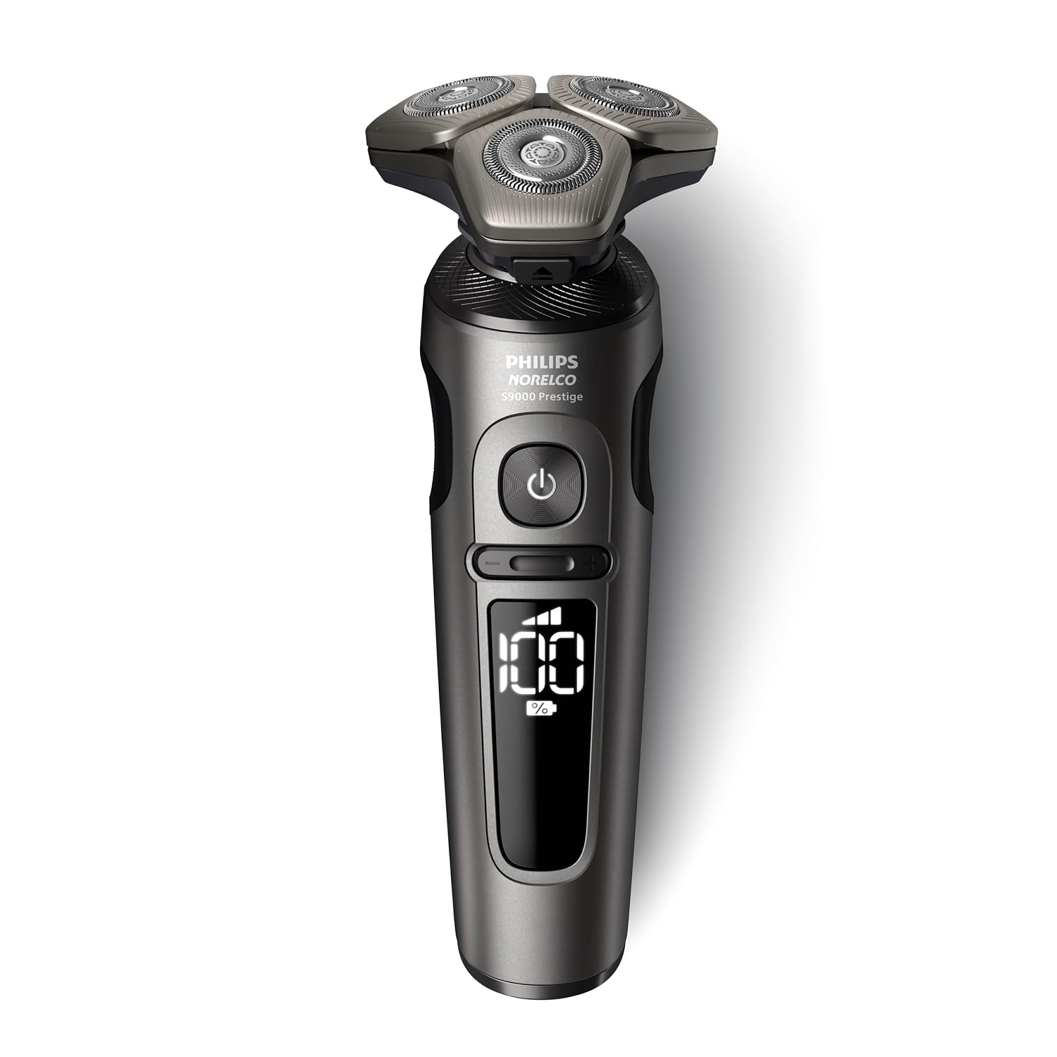 Philips Norelco S9000 Prestige Electric Shaver with Qi-Charger, Precision Trimmer and Premium Case, SP9872/86