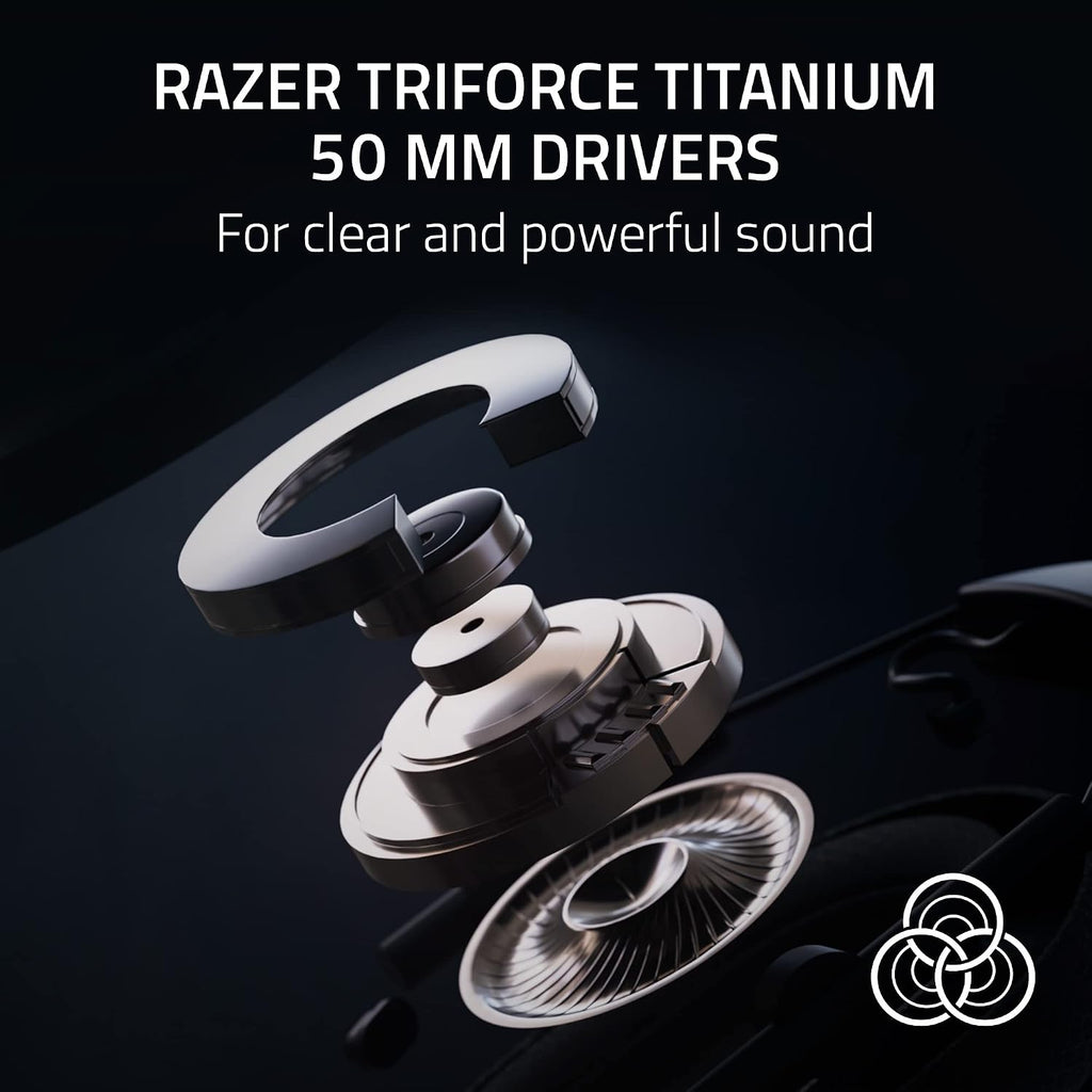 Razer BlackShark V2 Pro Wireless Gaming Headset: Super Wideband Mic - Pro Tuned FPS Profiles - 50mm Drivers - Plush Noise Isolating Earcups - 70 Hr Battery - Bluetooth - for PC, PS5, Switch 2 - Black