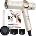 ELLA BELLA® Professional Ionic Hair Dryer with Diffuser • Negative Ion Blow Dryer • Suitable All Hair Types • Intelligent Heat Control & Rapid Drying Speeds • Lightweight Design • Low Noise Technology