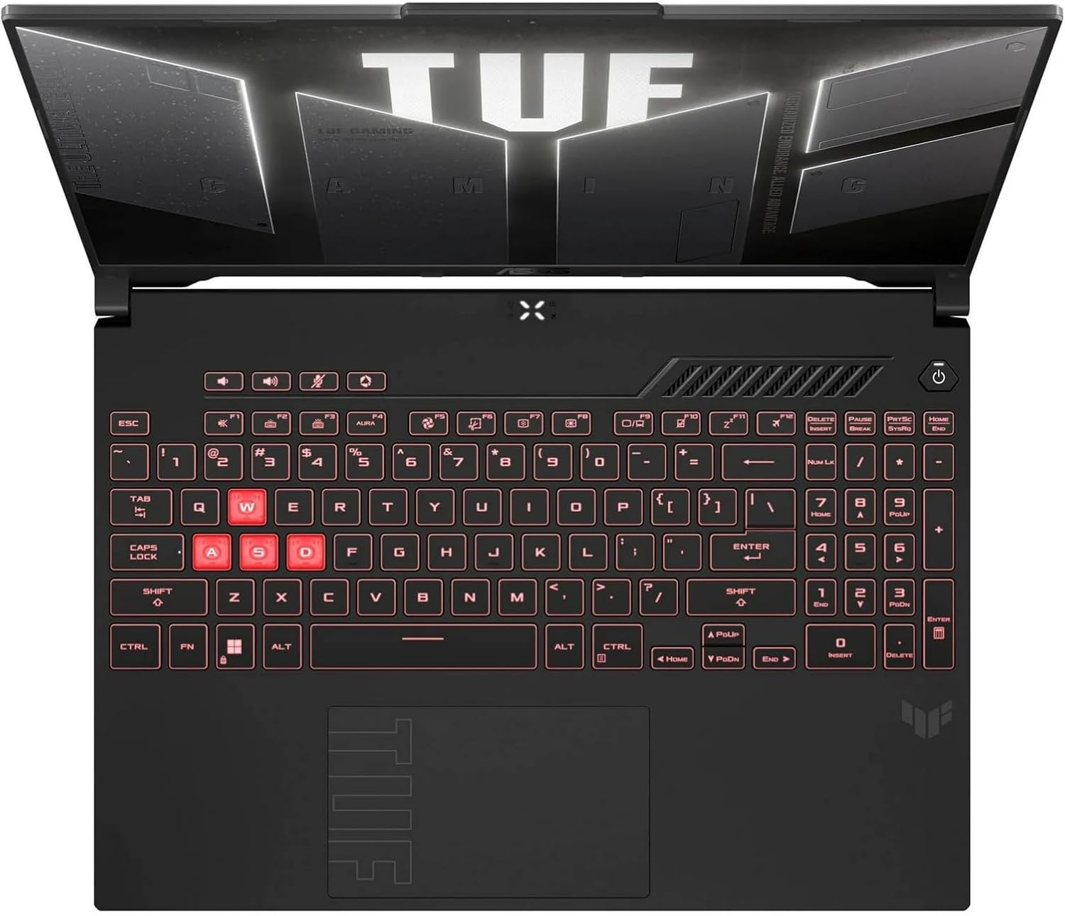 ASUS TUF Gaming A16 Laptop: AMD Ryzen 7 7445HS, 16' Full HD+ 145Hz Display, NVIDIA GeForce RTX 4050, 16GB DDR5 RAM, 512GB SSD, Backlit Keyboard, Windows 11