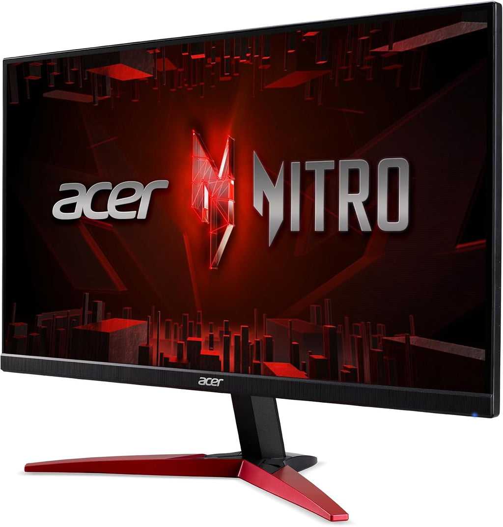 acer Nitro 24.5' Full HD 1920 x 1080 PC Gaming IPS Monitor | AMD FreeSync Premium | 180Hz Refresh | 1ms (VRB) | HDR10 Support | 99% sRGB | 1 x Display Port 1.2 & 2 x HDMI 2.0 | KG251Q M3biip