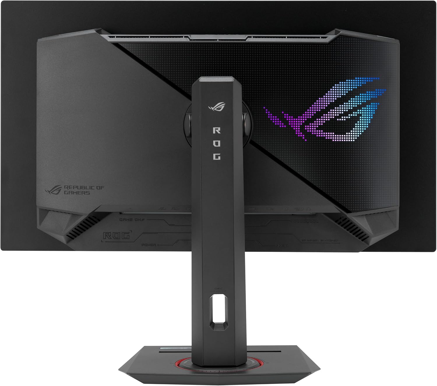 ASUS ROG Strix 26.5' 1440P QD-OLED Gaming Monitor (XG27ACDNG) -QHD (2560x1440), 360Hz, 0.03ms, Custom Heatsink, OLED Care+, G-SYNC Compatible, 99% DCI-P3, DisplayWidget, AI Gaming, 3yr Warranty