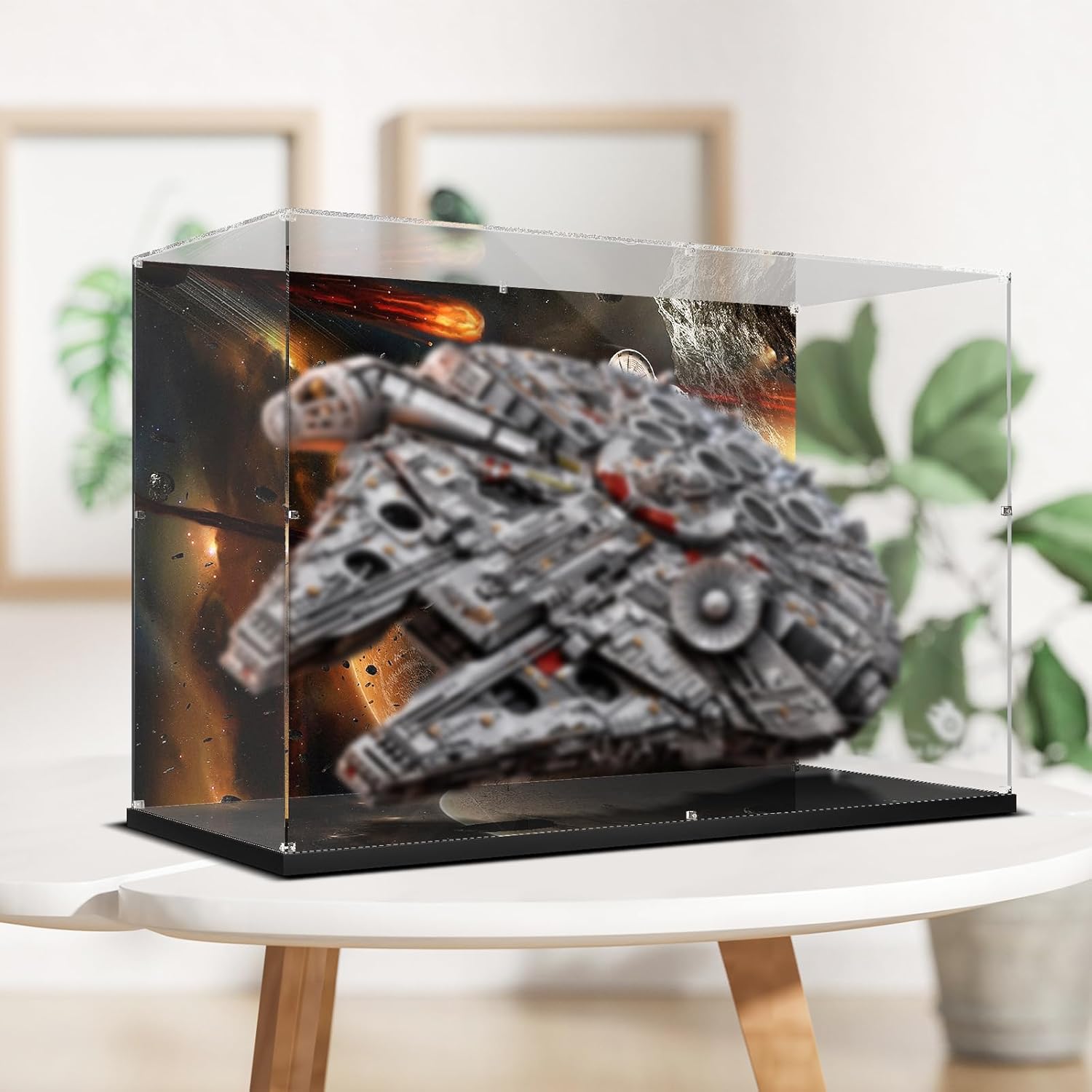 Acrylic Display Case for Lego 75192 Millennium Falcon, ONLY Display Case, The Model is NOT Included
