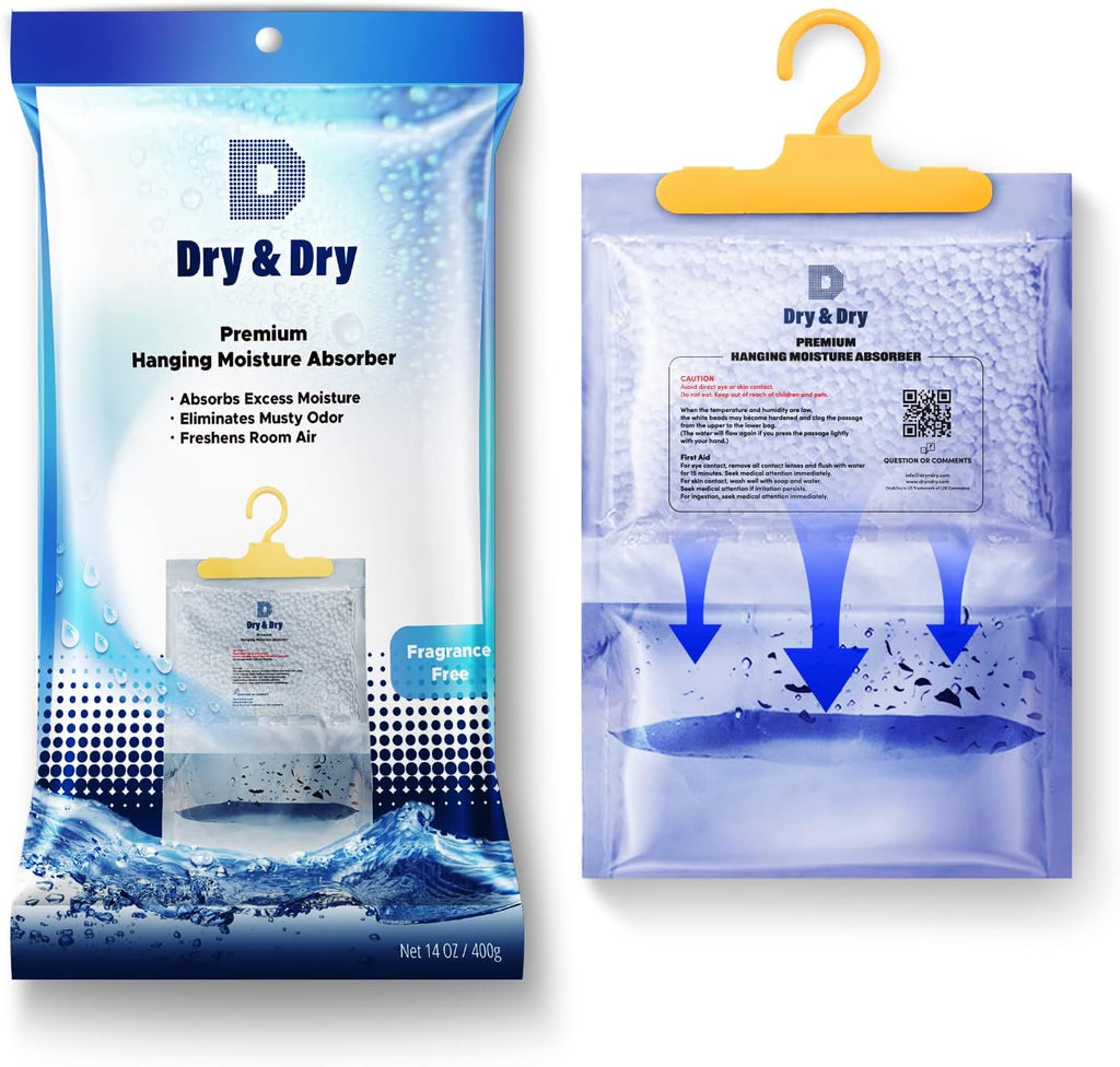 Dry & Dry 92 Packs [Net 14 Oz/Pack] Moisture Absorbers Dehumidifiers - Moisture Absorber