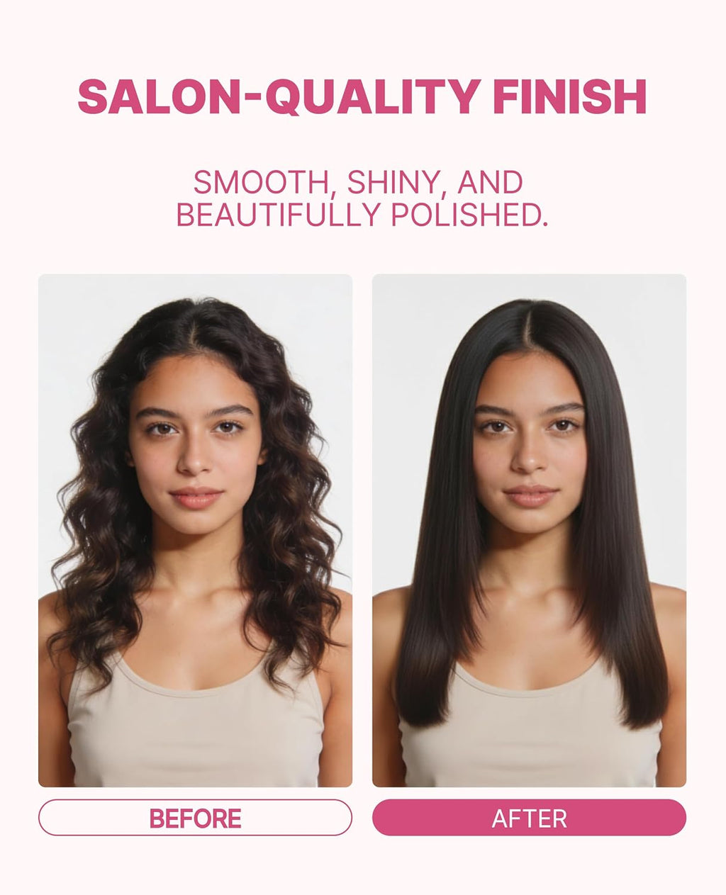GLAMPALM GlamMuse 1' | All-Ceramic Flat Iron Infused with Vita-C, Salon Results with Less Heat Damage, Trusted by K-Pop Hair Stylists, Dual Voltage Hair Straightener, Silk Press | GP201T