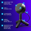 Logitech G305 Lightspeed Wireless Gaming Mouse, White + Yeti Orb RGB Gaming Microphone with LIGHTSYNC, USB Mic for Streaming