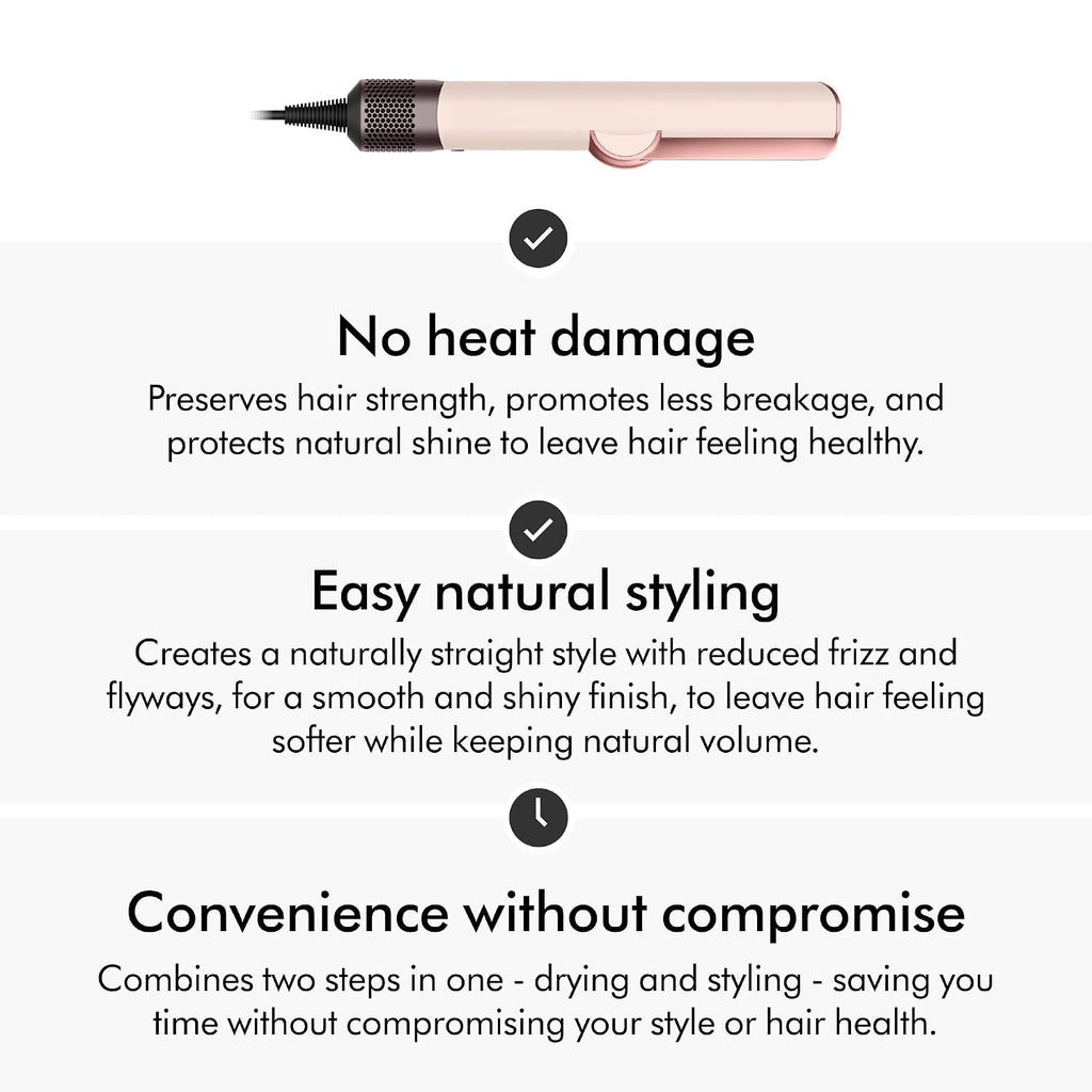 Dyson Airstrait™ Straightener, Wet to Dry Hair Straightener, No Heat Damage, No hot Plates, All Hair Types