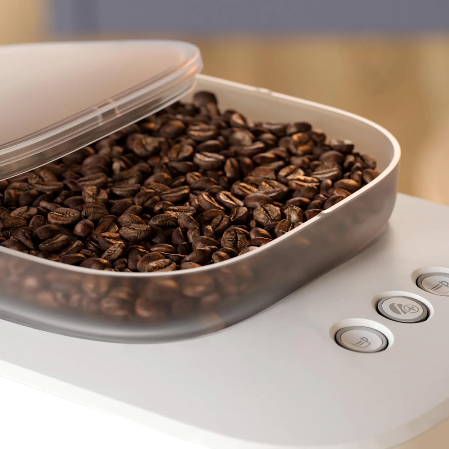 Philips Baristina Espresso Machine, Grind, Tamp & Brew Coffee Beans in One Swipe, Compact, 16 Bar Pump Pressure, Automatic Grinder, White with Mango Portafilter (BAR310/50)