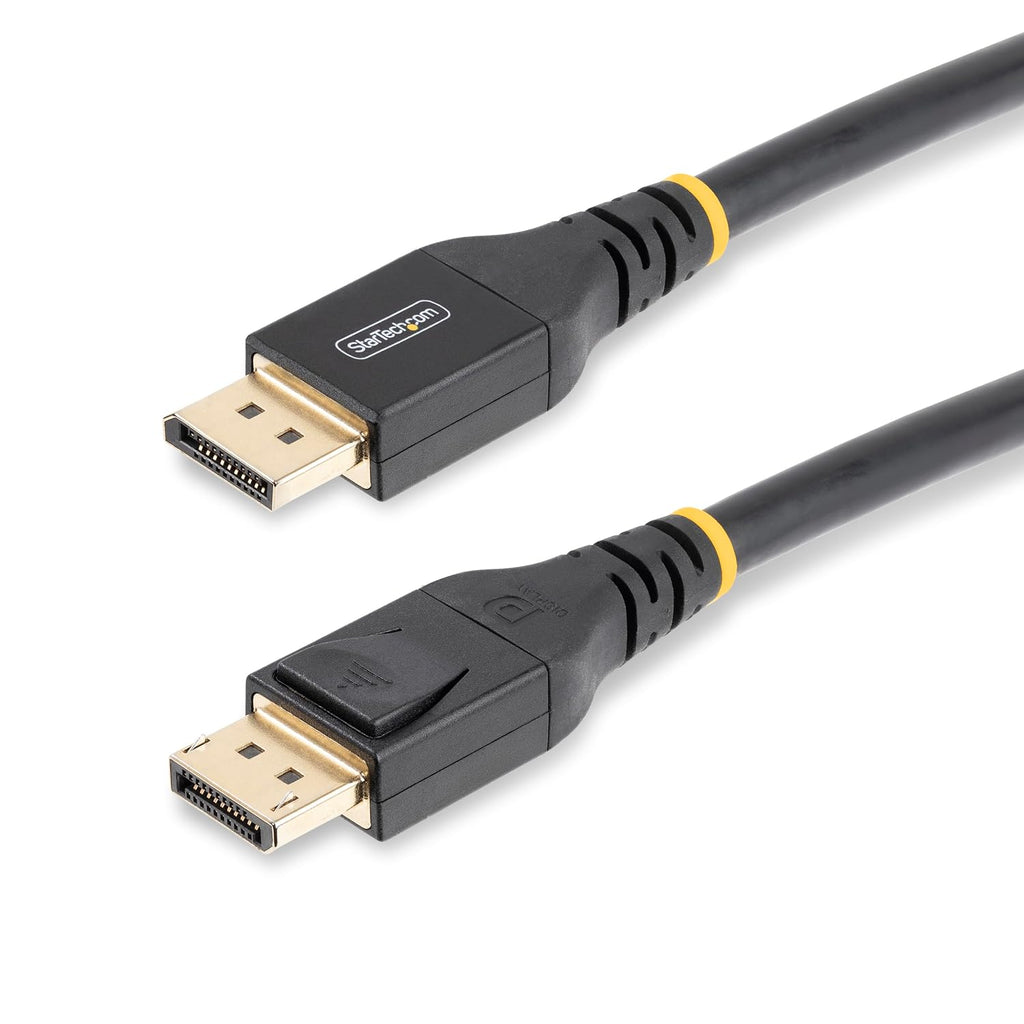 StarTech.com 7.6m (25ft) Active DisplayPort 1.4 Cable, 8K DP Cable with HBR3, HDR10,8K 60Hz, 4K 120Hz - M/M DP Cord