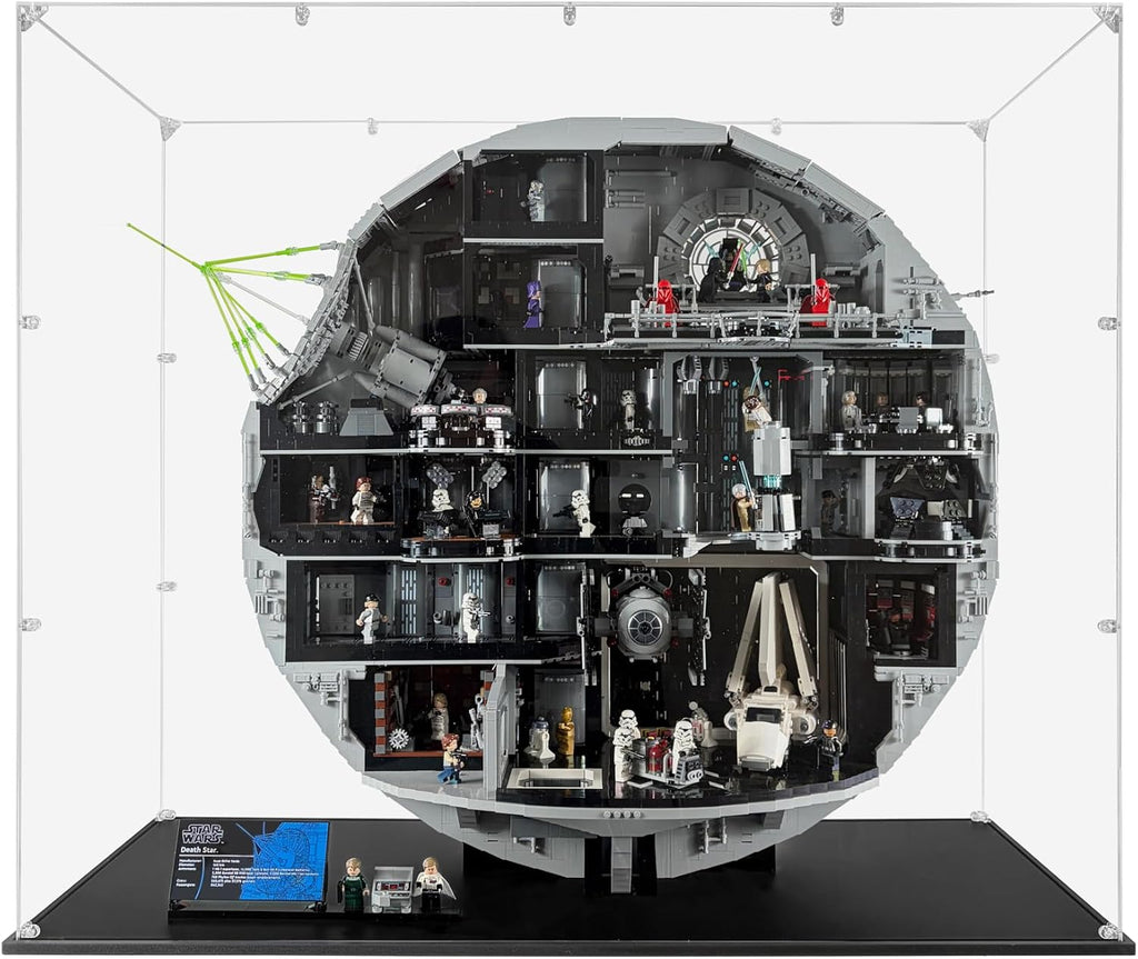 Acrylic Display Case Compatible for LEGO Death Star #75419, Dustproof Display Case (Case Only) (Lego Sets are NOT Included)