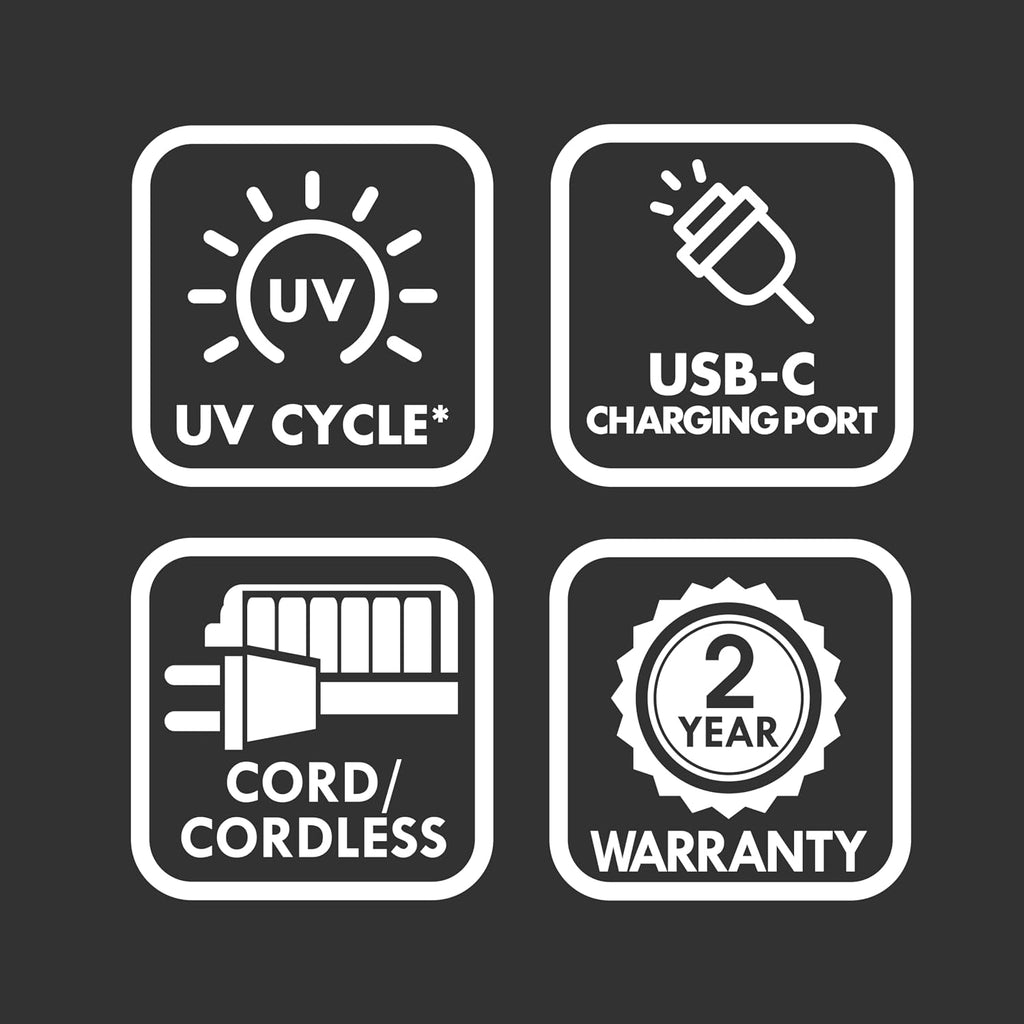 BaBylissPRO UVFOIL UV-Disinfecting Metal Double-Foil Shavers for men