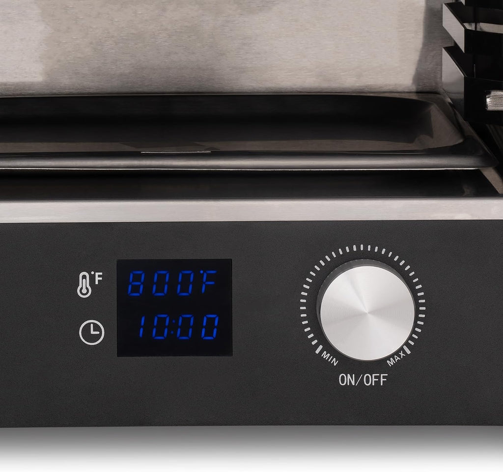 Luma® by Newair Electric Grill for Steaks | 1450°F Infrared Indoor Smoker with Cool-Touch Exterior | Portable Countertop BBQ Grill for Kitchen or Patio