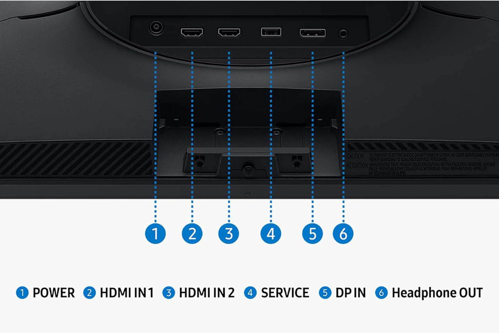 SAMSUNG 27' Odyssey G5 G53F QHD Resolution Gaming Monitor, HDR10, 200Hz Refresh Rate, IPS Panel, AMD FreeSync™ Premium, Black Equalizer, Auto Source Switch, LS27FG532ENXZA