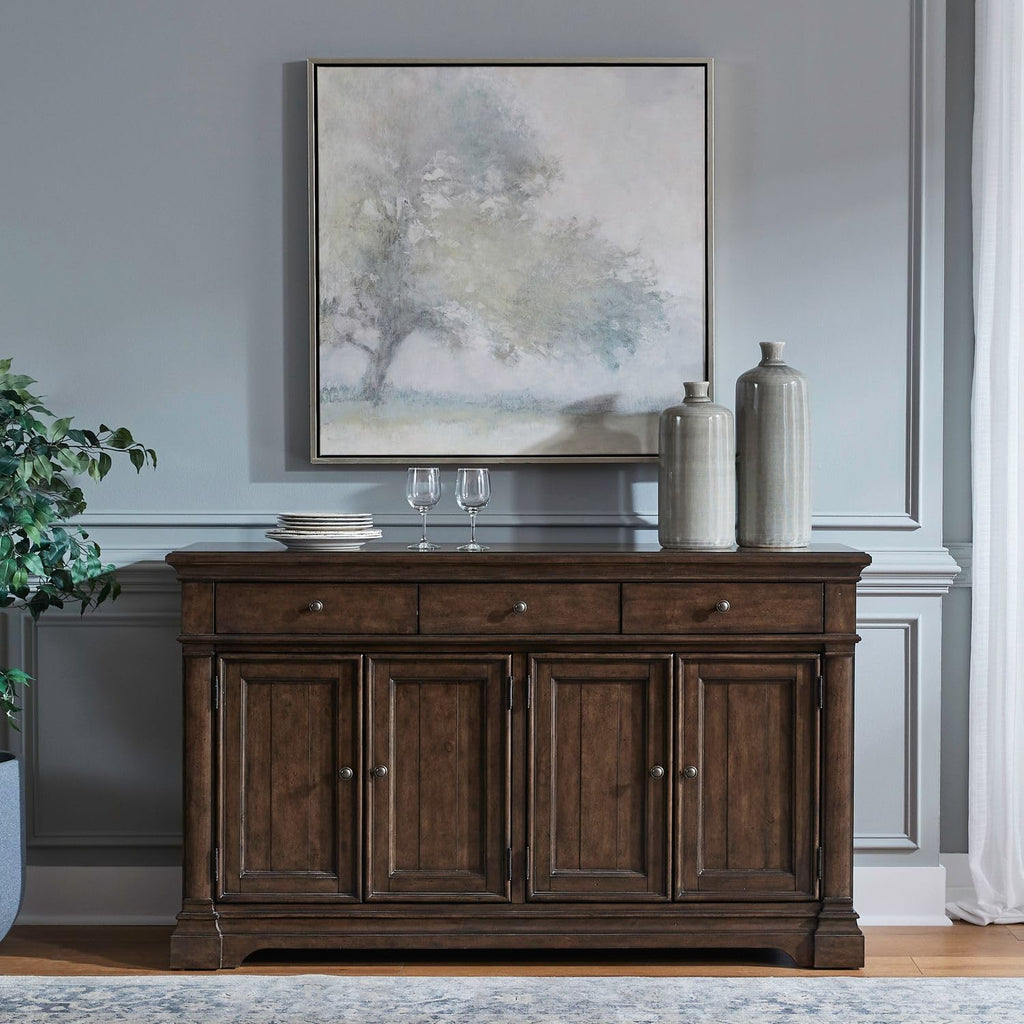 Liberty Furniture Arden Road Dining Room Buffet - Satin Cherry