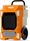 190 PDD Commercial Dehumidifier with Pump Drain Hose, LGR Capacity Industrial Dehumidifier up to 7500 Sq. Ft for Water Damage Restoration, Flood Repair, Crawlspace Basement