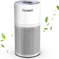 Air Purifiers for Home Large Room with Air Quality Sensor, Covers Up to 1640 Sq Ft, HEPA Filter, 360°Air Intake, Remove 99.97% Mold, Pet Dander, Dust, Odor, Smoke, ECOWELL Model: EAP360, White