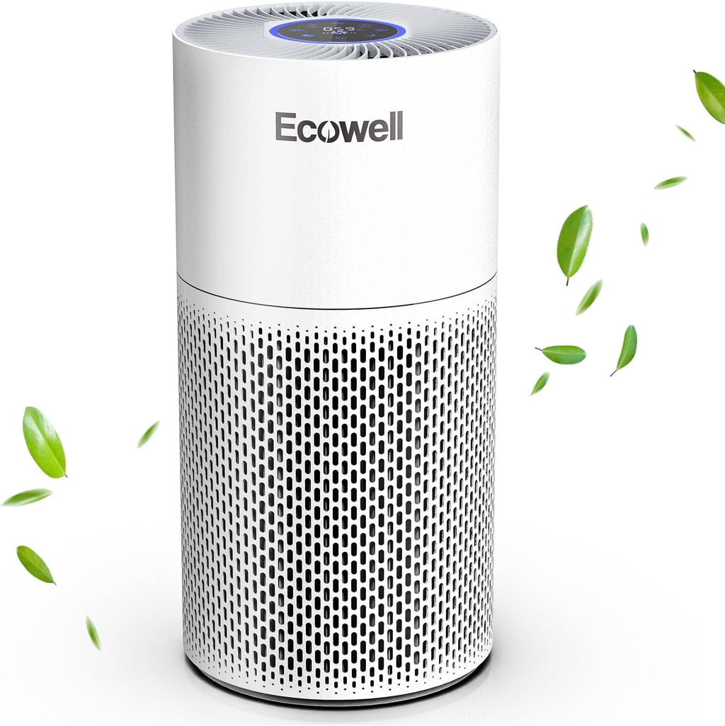 Air Purifiers for Home Large Room Cover 1640 sq.ft, Air Purifiers for Bedroom H13 True HEPA Filter Air Cleaner to Removes 99.97% Mold Pollen Smoke Pet Dander Dust Odor, ECOWELL Model: EAP360