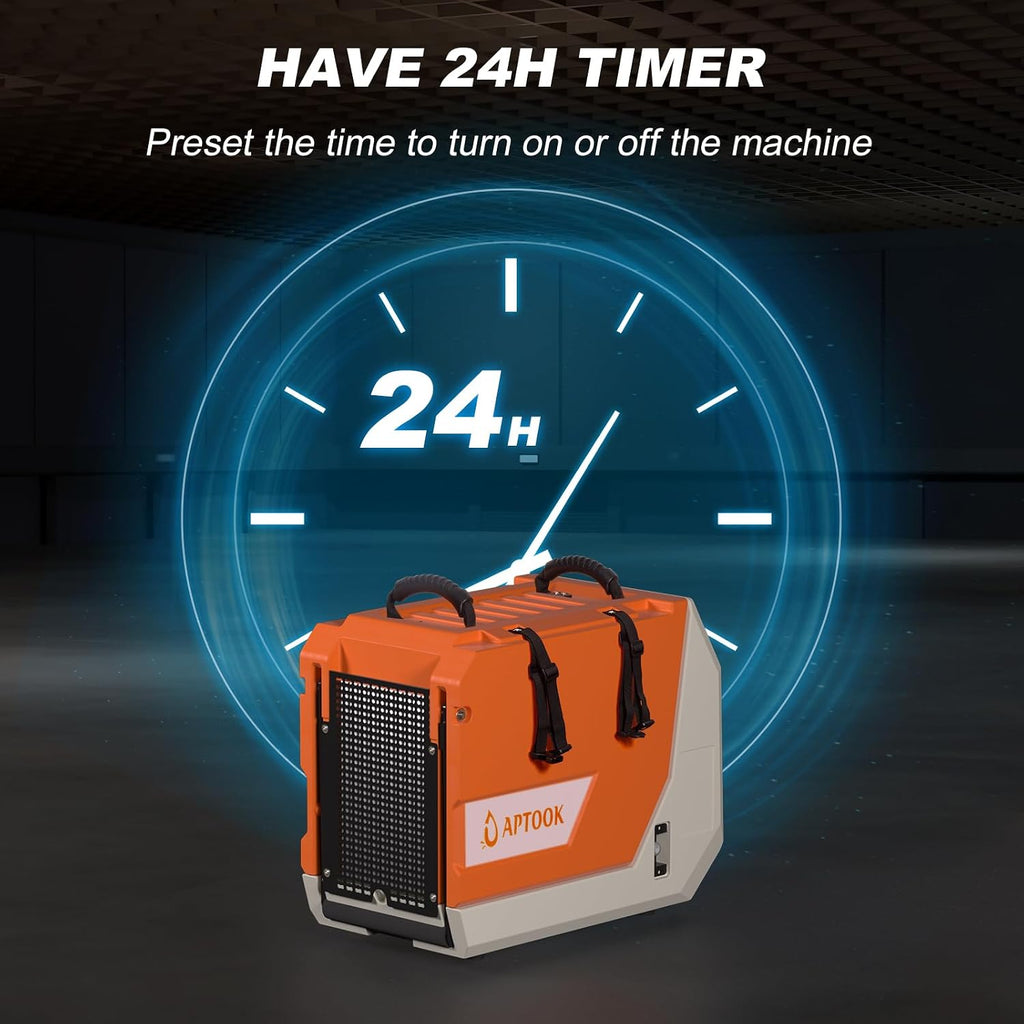 180 Pint Commercial Dehumidifier with Pump for Large Basements & Crawl Spaces, Continuous Drain Dehumidifier up to 6,000 Sq.Ft, Auto Defrost, Memory Restart, Digital Control, with Wheels