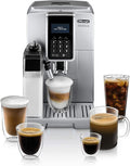 De'Longhi Dinamica with LatteCrema System and LCD Display, Silver (Renewed)