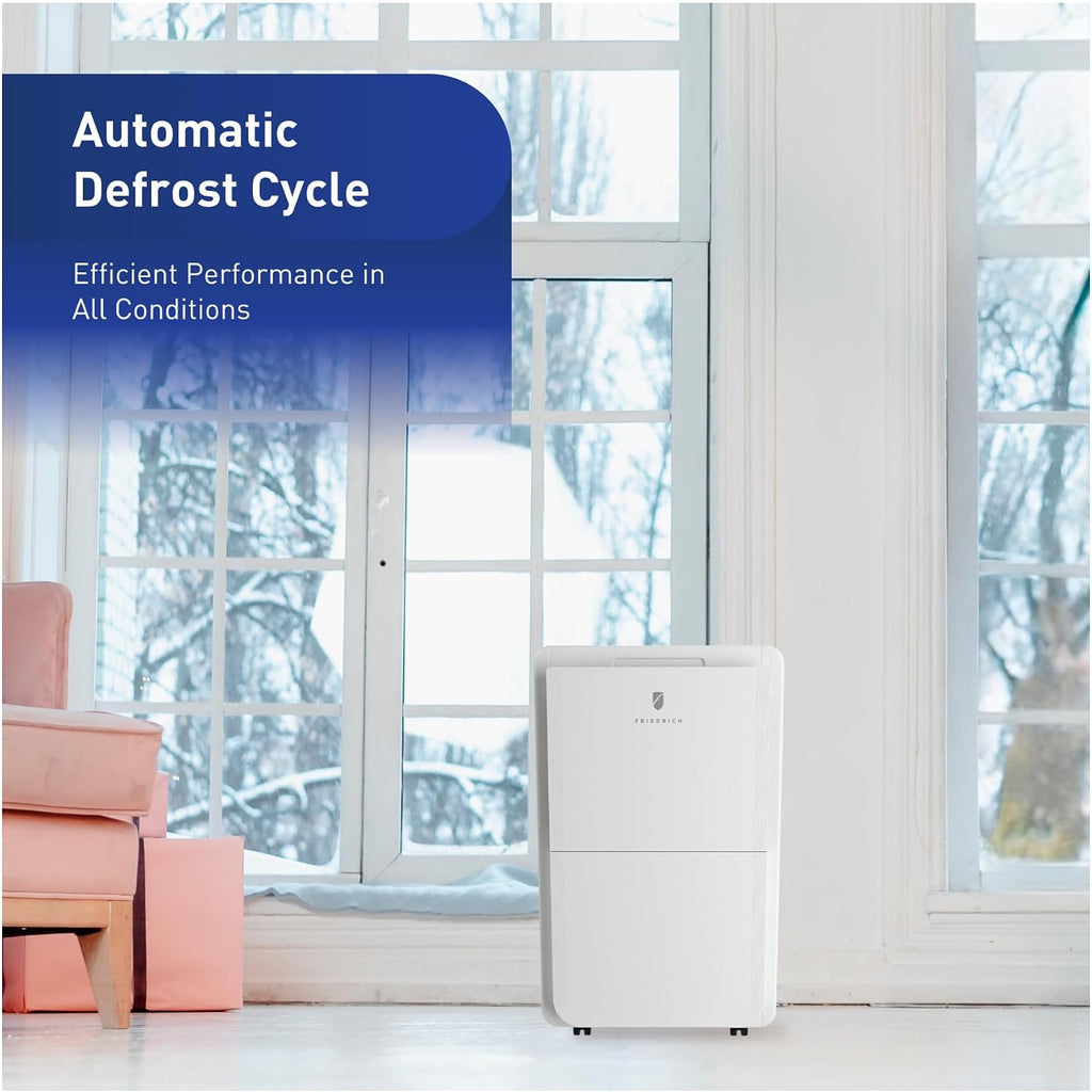 Friedrich 50 Pint Dehumidifier with 15' Drain Pump