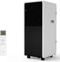 Garvee 14,000 BTU Portable Air Conditioners, Quiet Air Conditioner Up to 750 Sq.Ft, 3 in-1 AC Unit with Cool, Dehumidifier, Fan, 24H Timer, for Bedroom, living room, Black+White