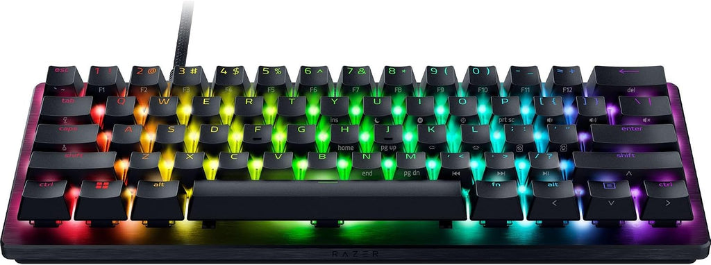Razer Huntsman V3 Pro Mini 60% Esports Gaming Keyboard: Analog Optical Switches - Razer Snap Tap - Rapid Trigger - Adjustable Actuation - Dual-Purpose Mod Keys - Doubleshot PBT Keycaps - Black