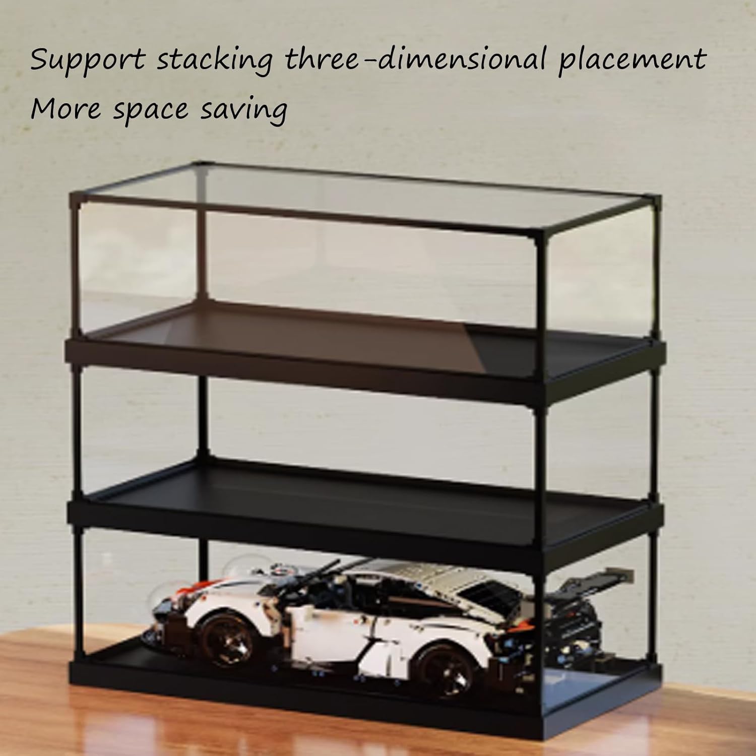 Acrylic Display case for Lego 75313 Treadmill - dustproof with uv Protection,Custom Fit for Lego 75313 Model - Collector's Edition(Model not Included)